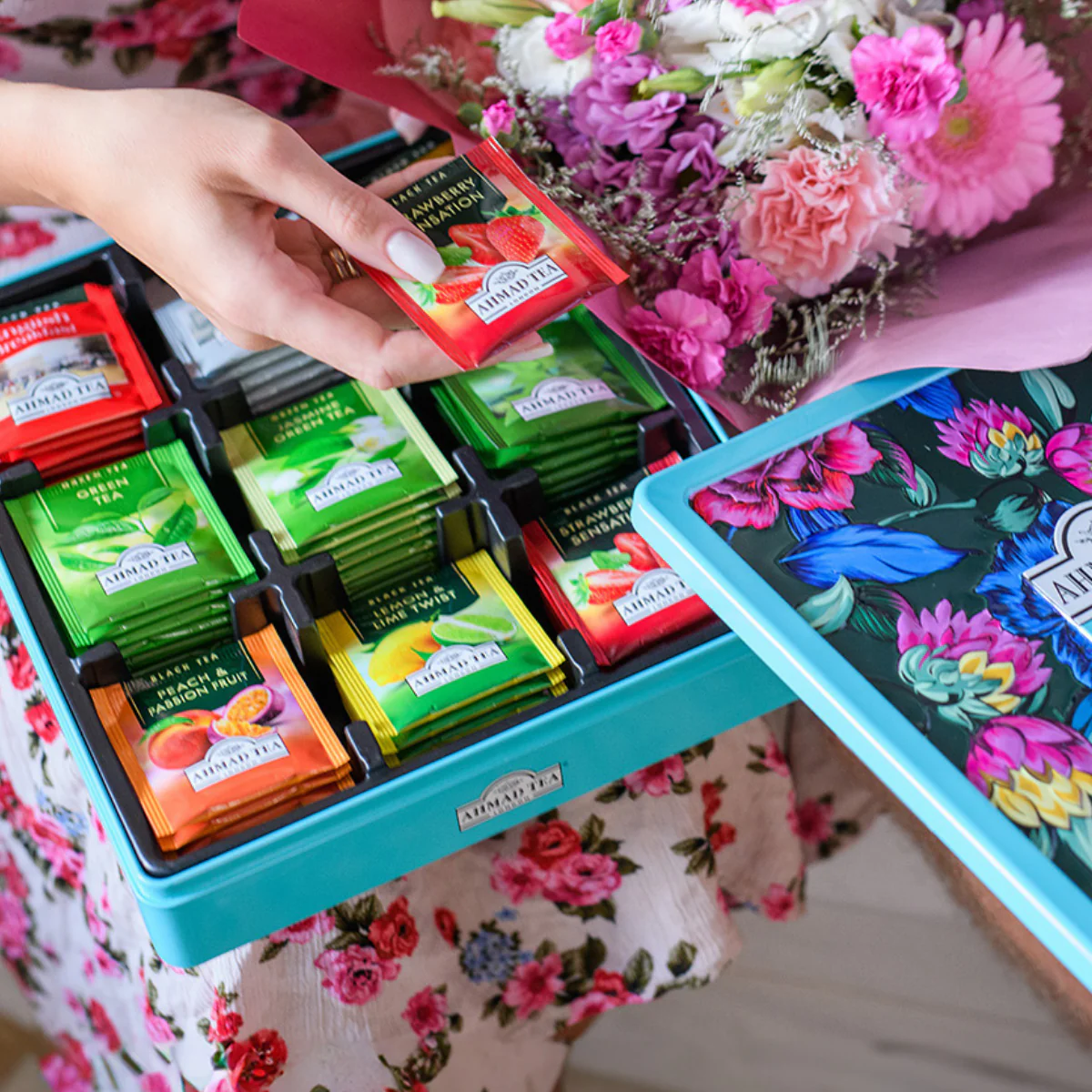 Floral Tea Caddy Trio Bundle - Image 4